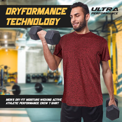 5 Pack Mens Gym Shirts for Men Workout Tshirts Shirts for Men Pack, Men'S Athletic Shirts & Tees, Dri Fit Shirts for Men