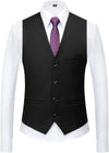 Mens 3 Piece Tuxedo Suits Slim Fit Casual Suit Blazer Two Button Wedding Prom Jackets Vest&Trousers