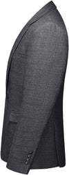 Mens 3 Piece Suits Slim Fit Tweed Suit Plaid Slim Fit Suits for Men One Button Suit Tuxedo Set