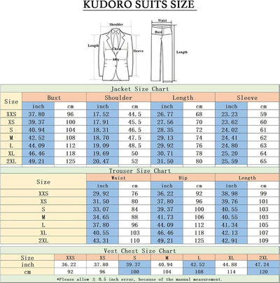 Mens Suits 3 Piece Slim Fit Suit Double Breasted Pinstripe Suit Formal Wedding Tuxedo Suit