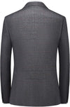 Mens 3 Piece Suits Slim Fit Tweed Suit Plaid Slim Fit Suits for Men One Button Suit Tuxedo Set