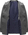 Mens Suits 3 Piece Slim Fit Suit Double Breasted Pinstripe Suit Formal Wedding Tuxedo Suit