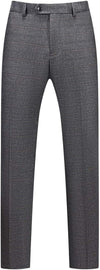 Mens 3 Piece Suits Slim Fit Tweed Suit Plaid Slim Fit Suits for Men One Button Suit Tuxedo Set