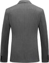 Mens Suits 3 Piece Slim Fit Suit Double Breasted Pinstripe Suit Formal Wedding Tuxedo Suit